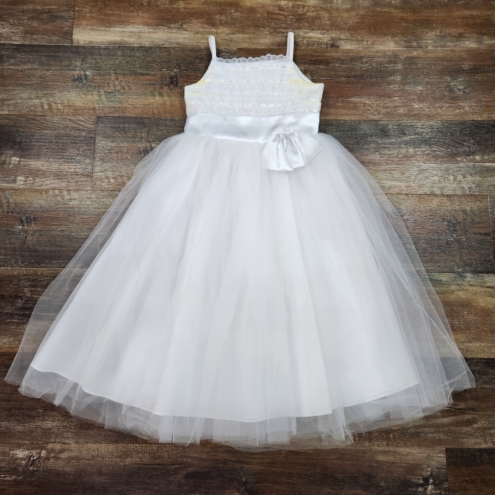 K.I.D. COLLECTION FLOWER GIRL DRESS - PRINCESS, FORMAL DRESS SIZE 10